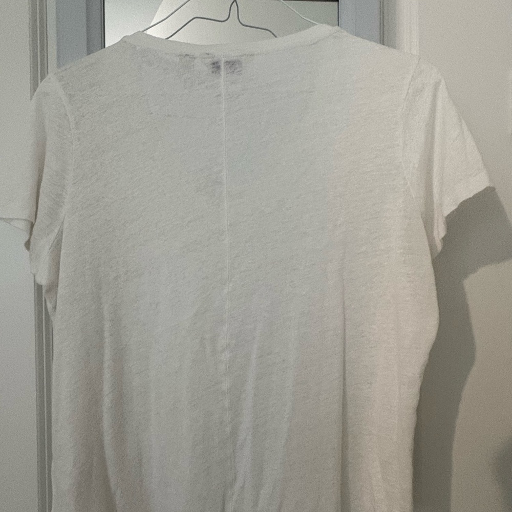 Vineyard Vines Linen White Short Sleeve Tee, Sz Small Unused - Picture 5 of 8